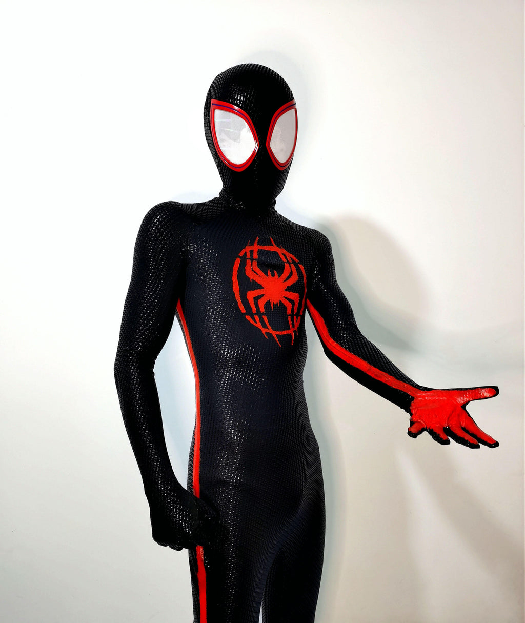 Black-Red Suit with Faceshell