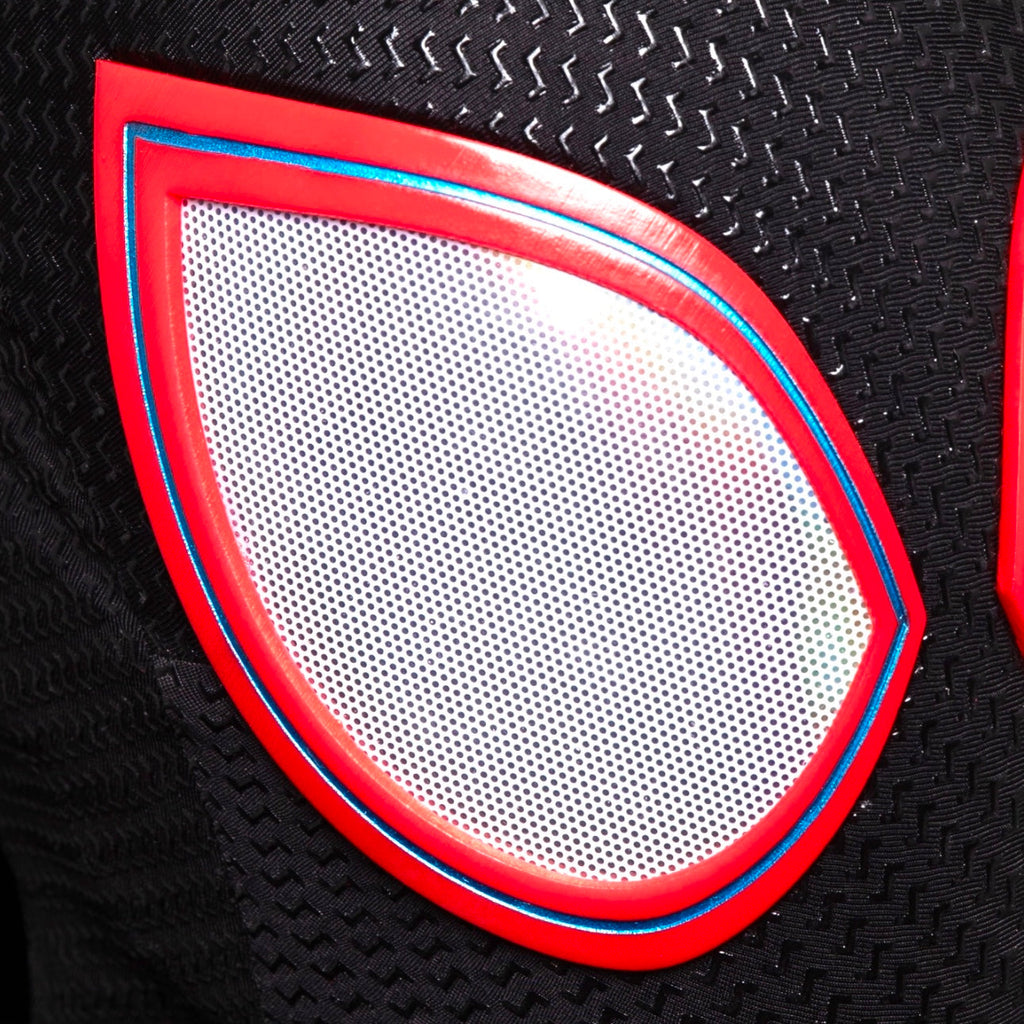 V2 Black-Red Mask With Face Shell (Big Lenses)